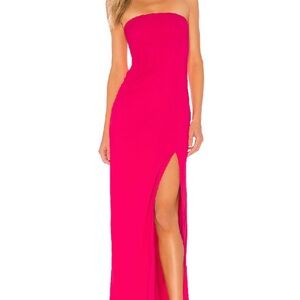 Asher Strapless Dress Super Down Pink Size Large